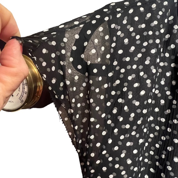 Charter Club Polka Dot Wrap Dress. Size 6. - Picture 7 of 8